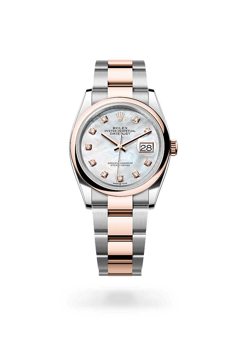 Rolex Datejust 36 M126201-0022 Herrenuhr - Oyster, 36 mm, Edelstahl Oystersteel und Everose-Gold