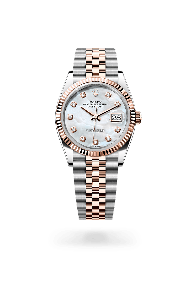 Rolex Datejust 36 Herrenuhr (M126231-0021) Oyster, 36 mm, Edelstahl Oystersteel und Everose-Gold