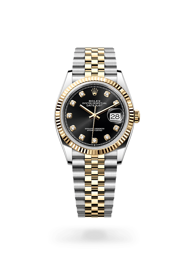 Rolex Datejust 36 M126233-0021 Herrenuhr - Oyster, 36 mm, Edelstahl Oystersteel und Gelbgold 