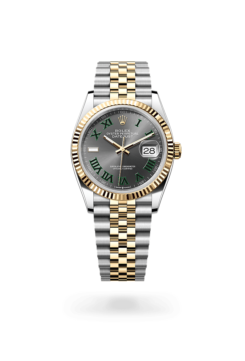 Rolex Datejust 36 Herrenuhr / Damenuhr (M126233-0035) Oyster, 36 mm, Edelstahl Oystersteel und Gelbgold
