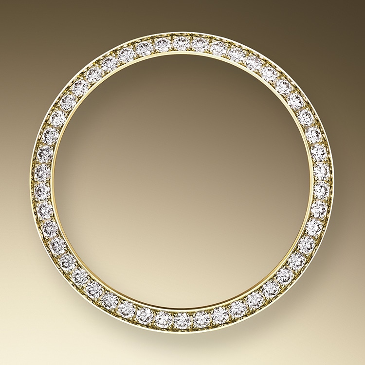 Diamantbesetzte Lünette
