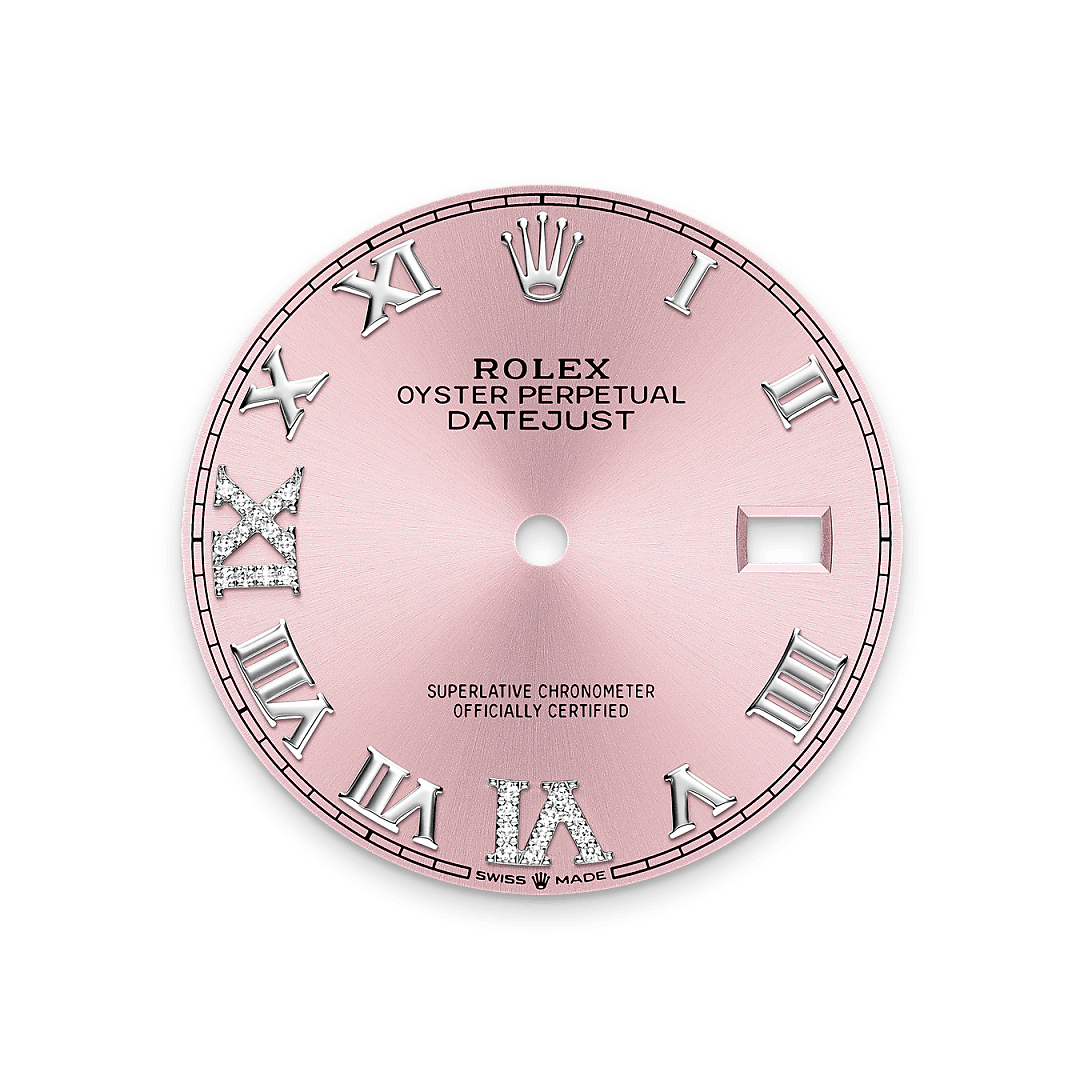 Roséfarbenes Zifferblatt