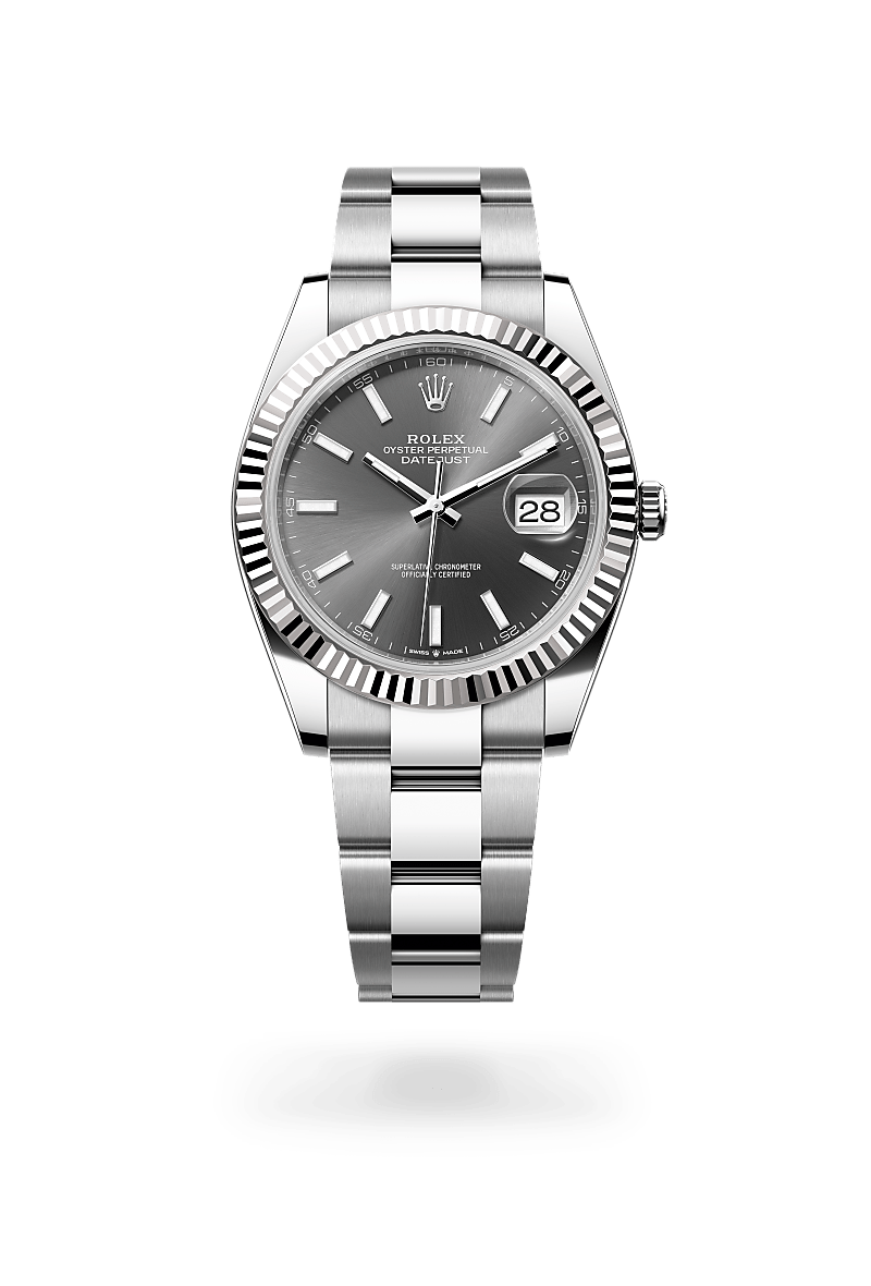 Rolex Datejust 41 M126334-0013 Herrenuhr - Oyster, 41 mm, Edelstahl Oystersteel und Weißgold 