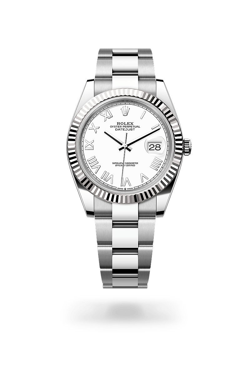 Rolex Datejust 41 Herrenuhr (M126334-0035) Oyster, 41 mm, Edelstahl Oystersteel und Weißgold
