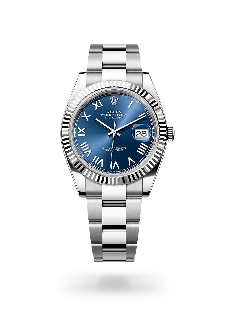 Rolex Datejust 41 Herrenuhr (M126334-0037) Oyster, 41 mm, Edelstahl Oystersteel und Weißgold