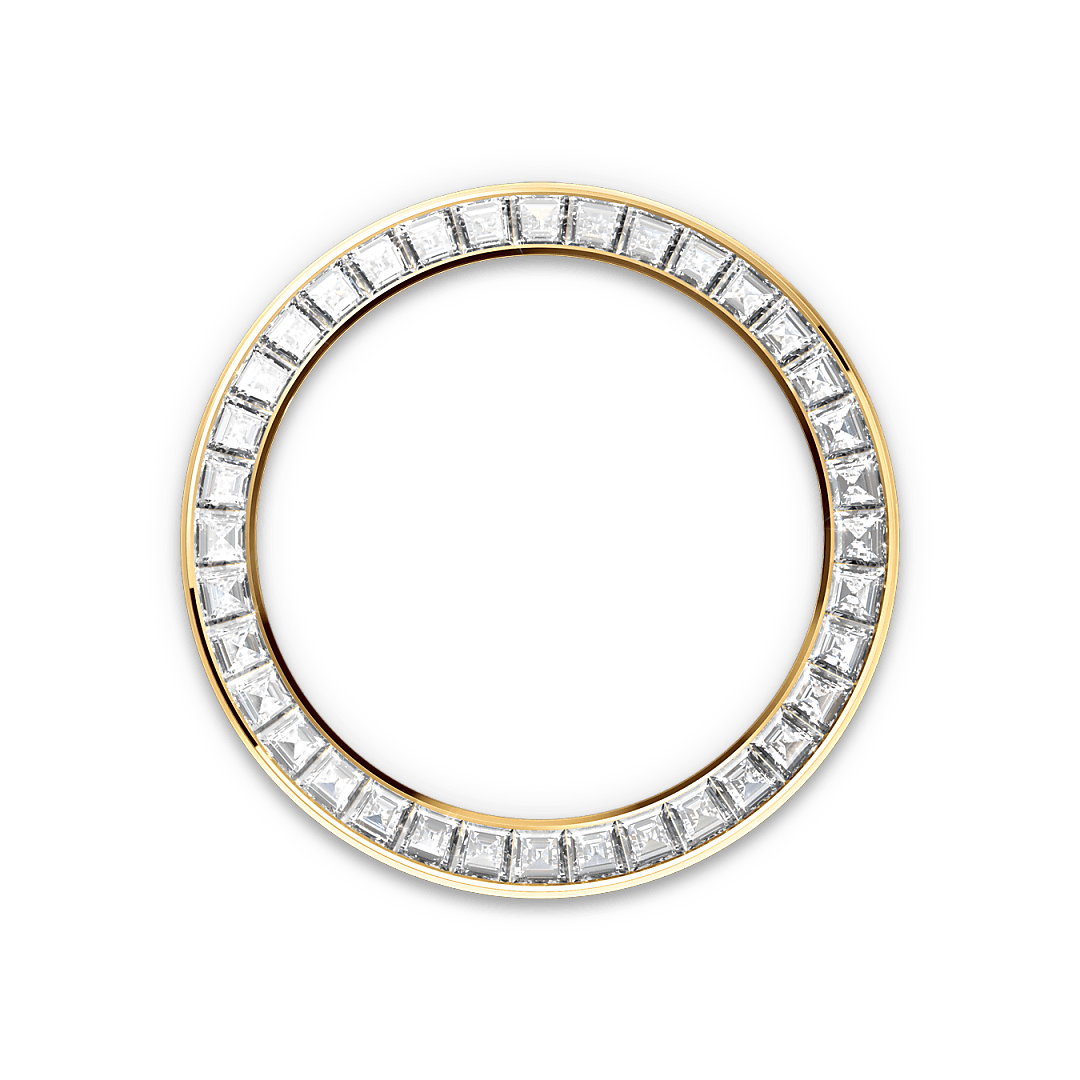 Diamantbesetzte Lünette