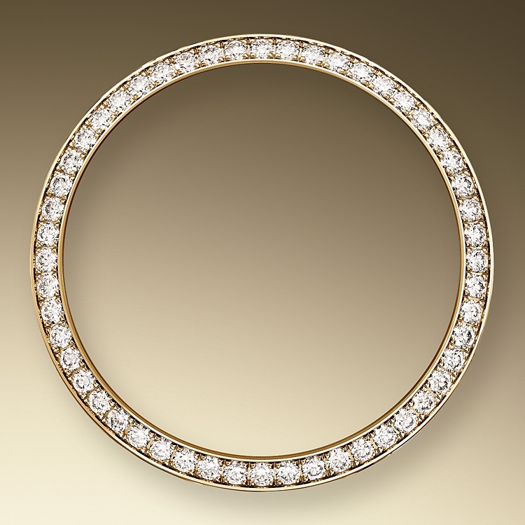 Diamantbesetzte Lünette