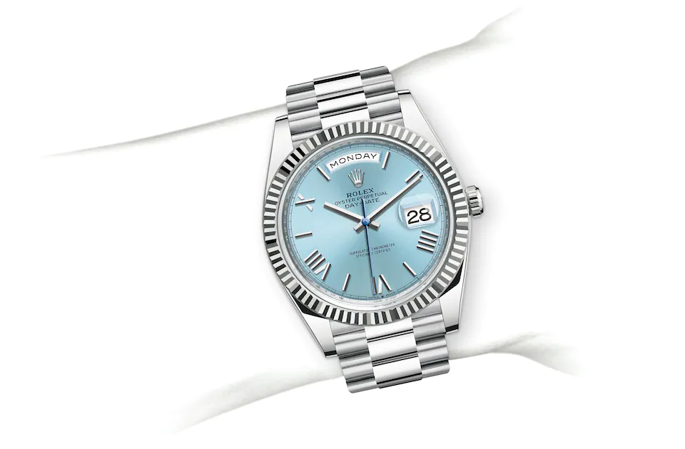 Rolex Day‑Date in Platin, M228236-0012 | Juwelier Epple