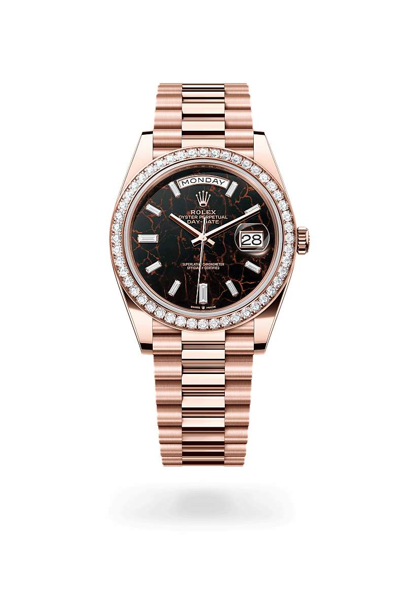Rolex Day-Date 40 M228345RBR-0016 Herrenuhr - Oyster, 40 mm, Everose-Gold mit Diamanten 