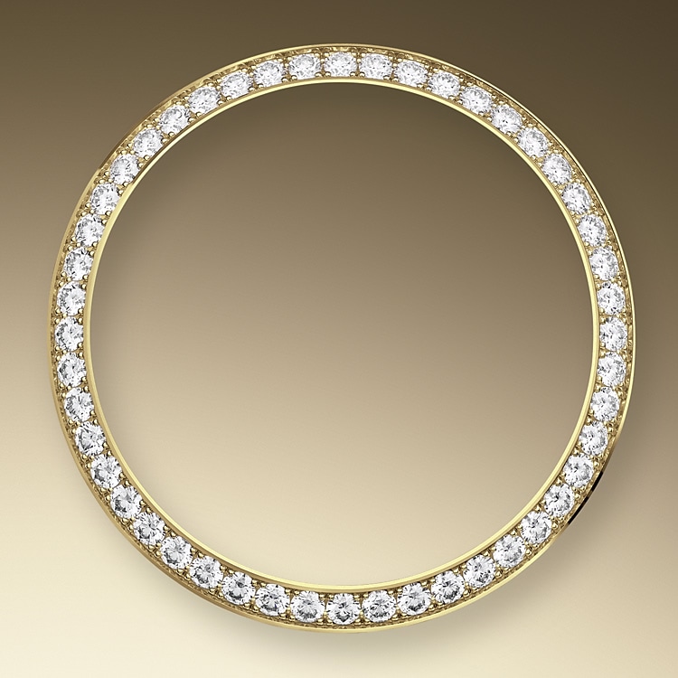 Diamantbesetzte Lünette