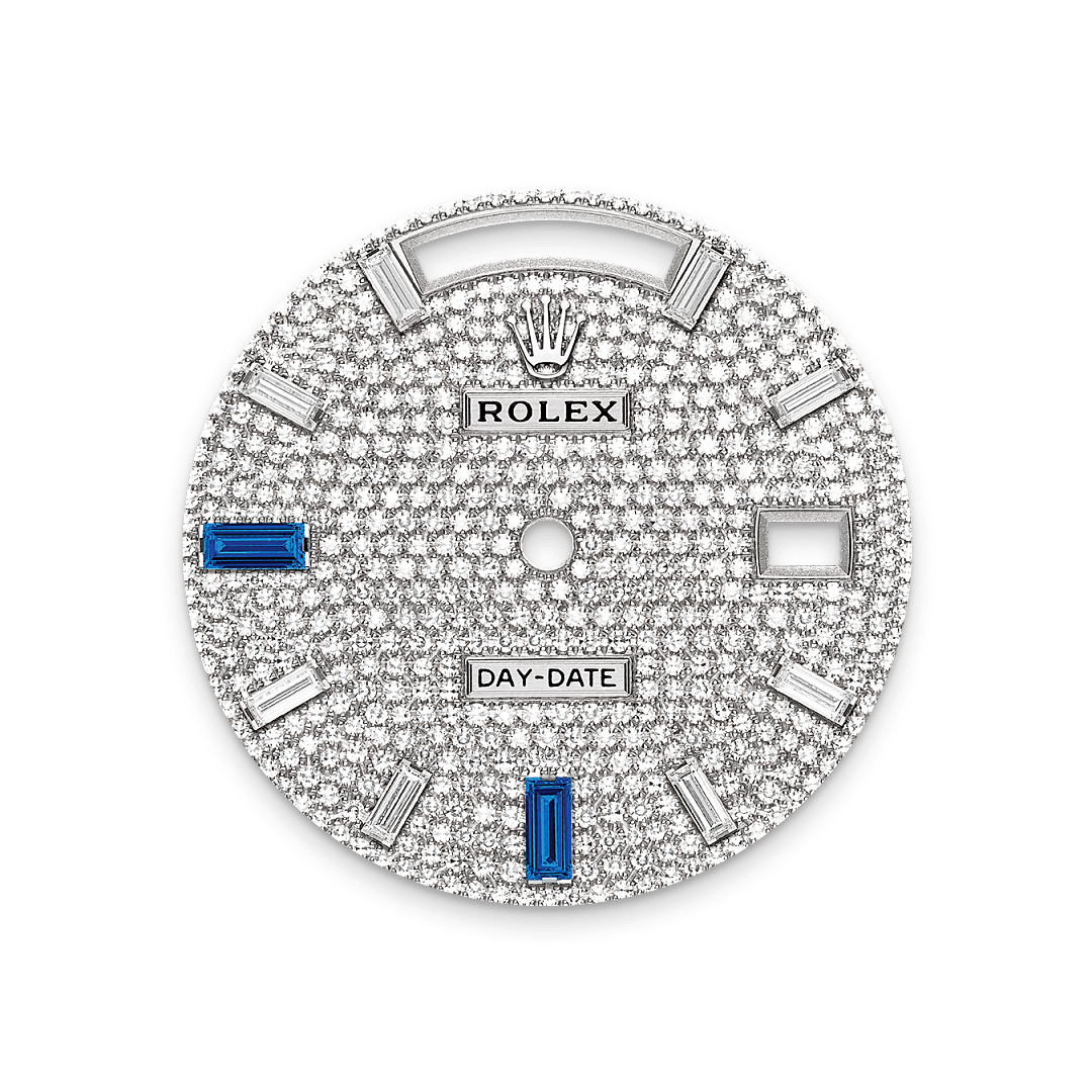 Diamantpavé­-Zifferblatt