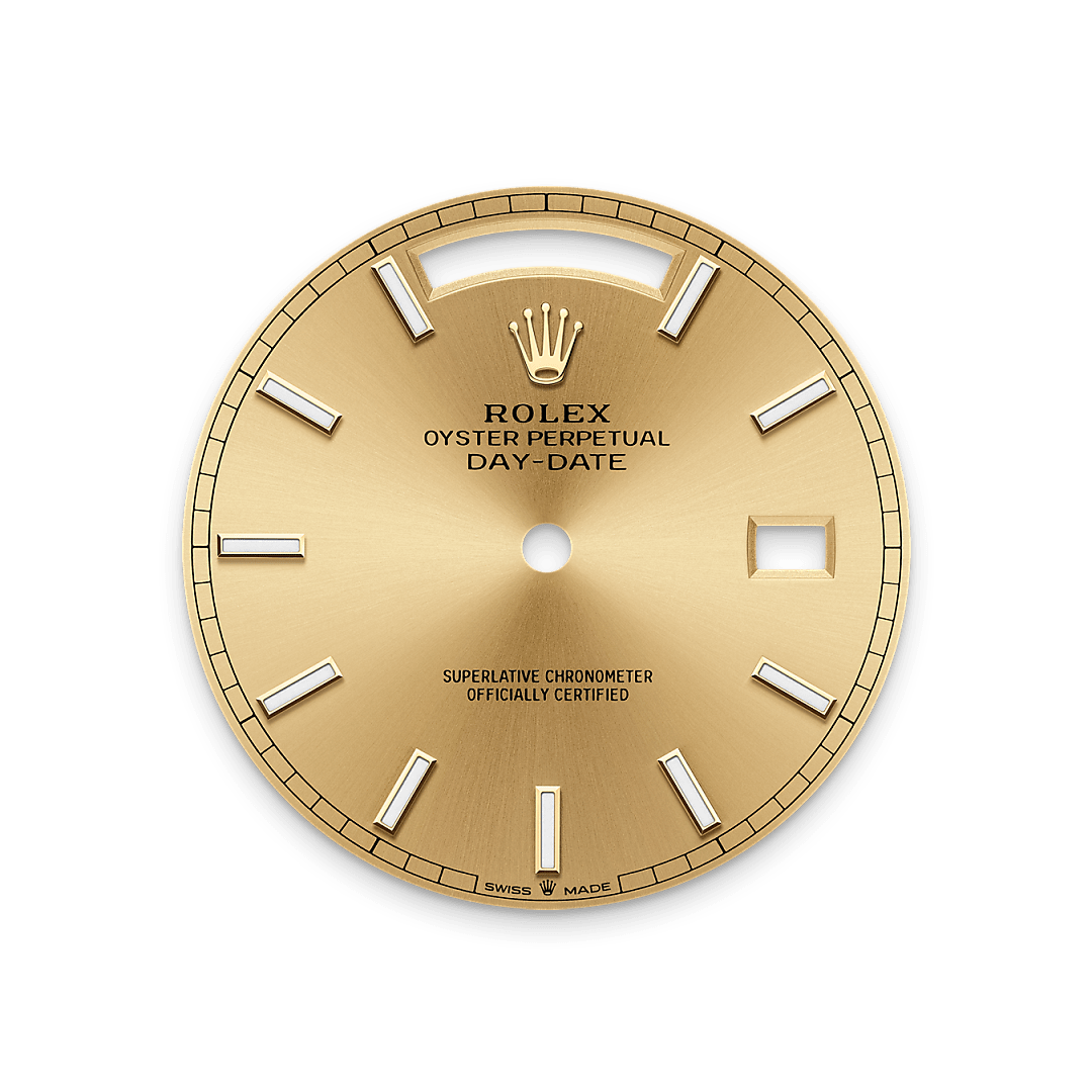 Champagner­farbenes Zifferblatt