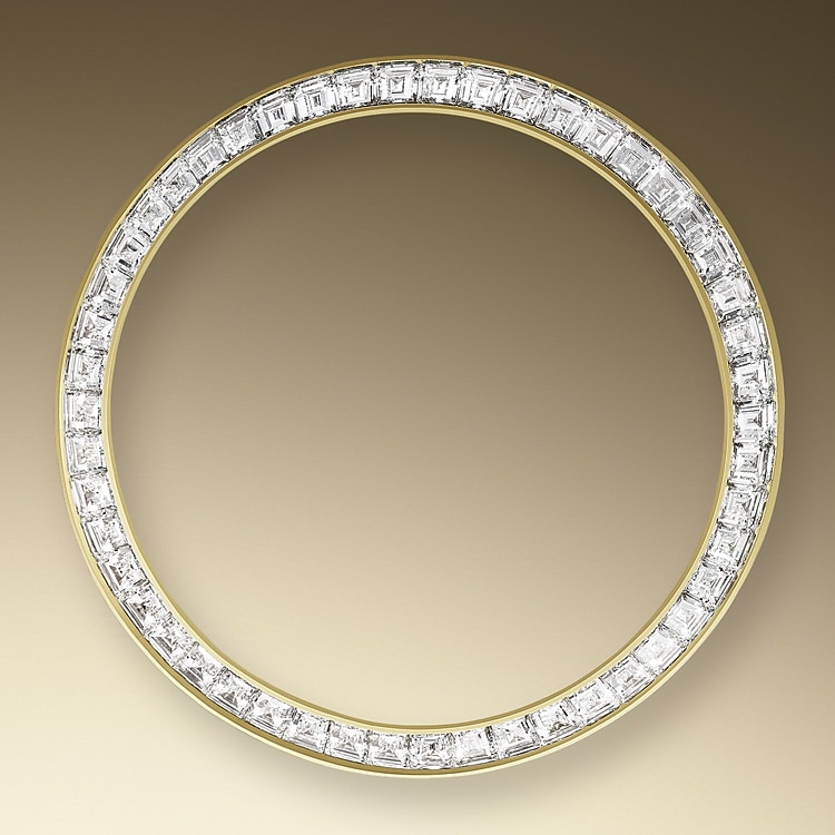 Diamantbesetzte Lünette