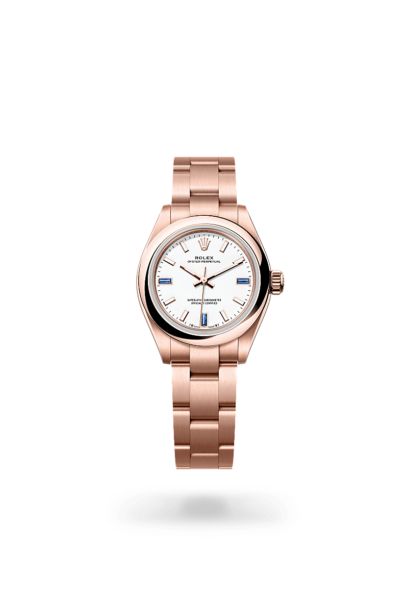 Rolex Oyster Perpetual 28 Herrenuhr (M276205-0002) Oyster, 28 mm, Everose-Gold