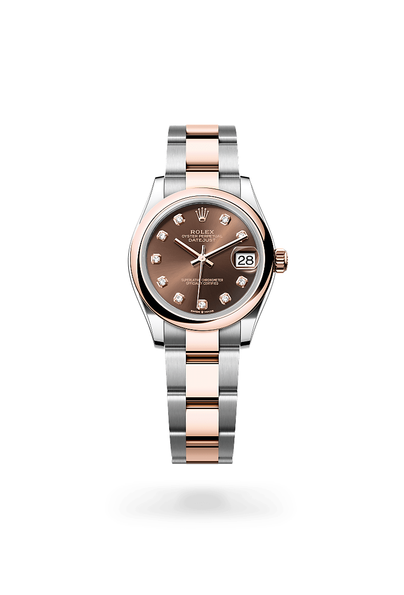 Rolex Datejust 31 Herrenuhr (M278241-0027) Oyster, 31 mm, Edelstahl Oystersteel und Everose-Gold