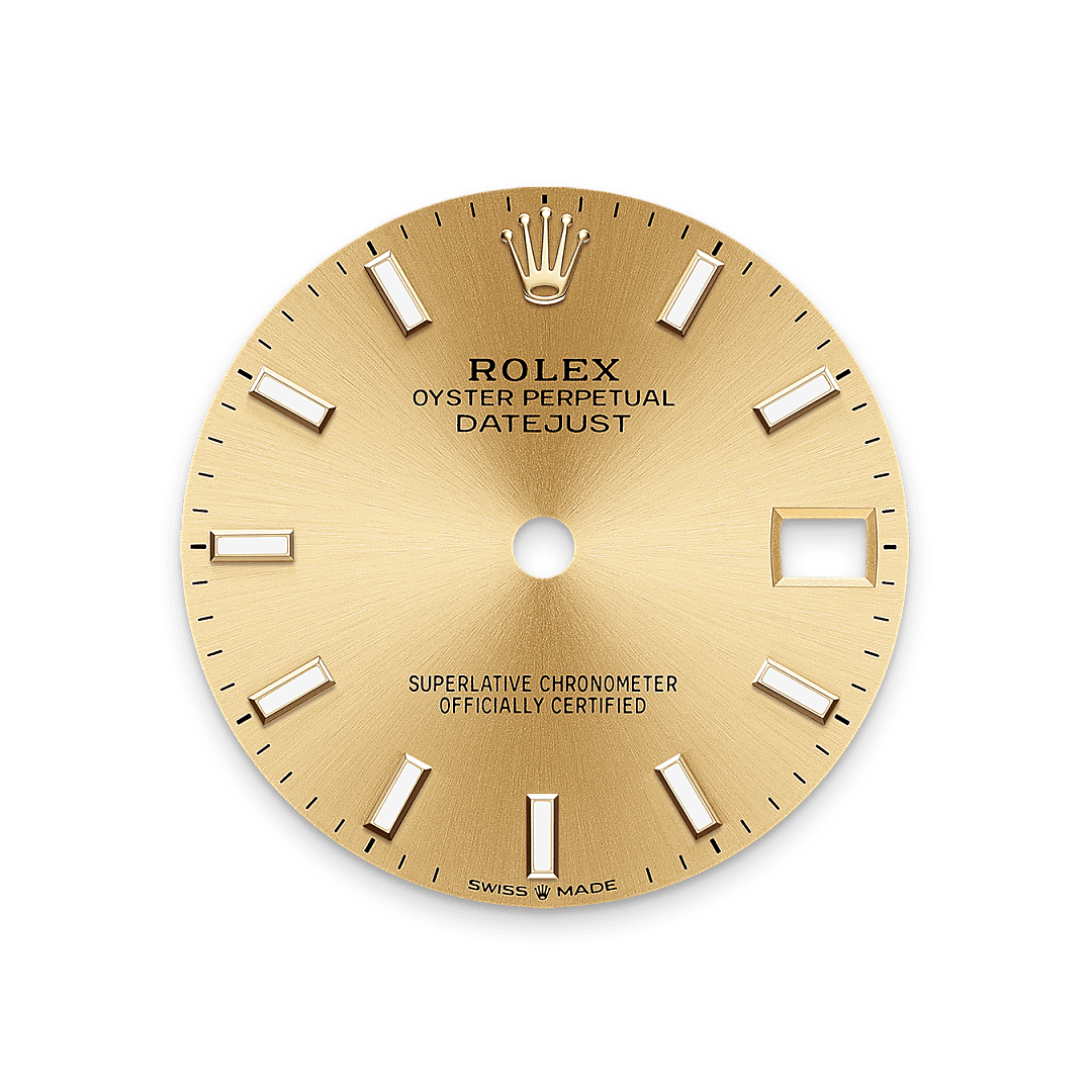 Champagner­farbenes Zifferblatt