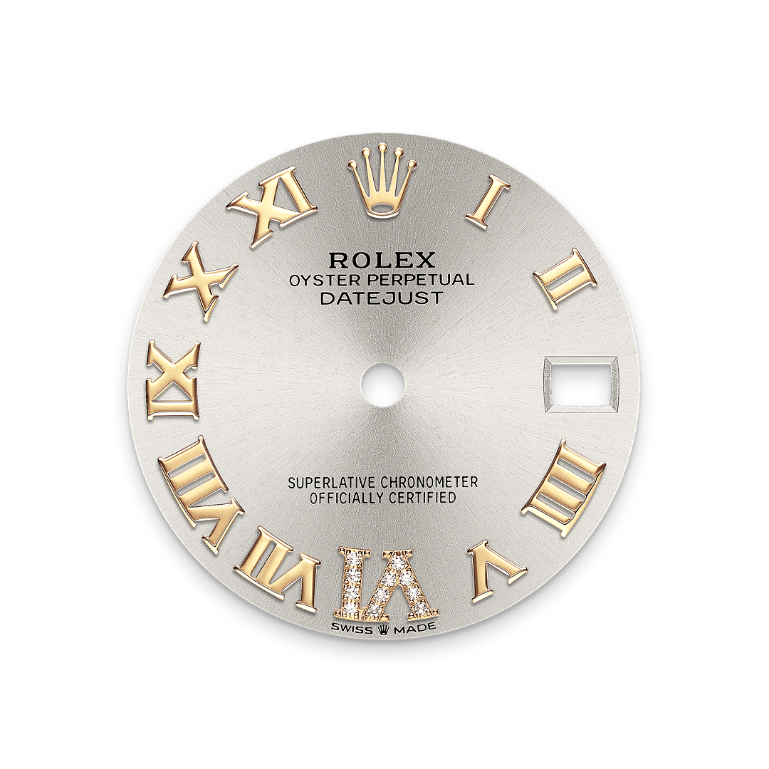 Silbernes Zifferblatt