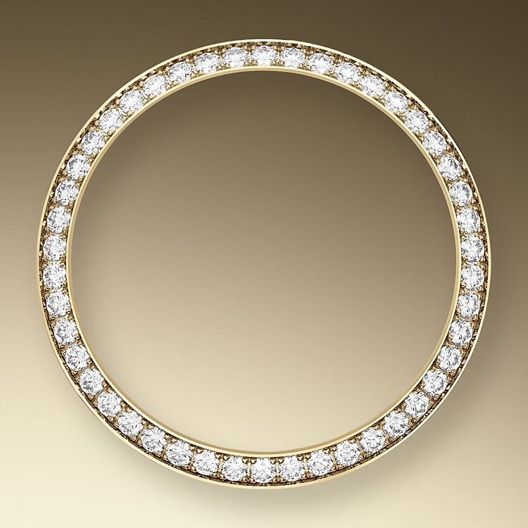 Diamantbesetzte Lünette