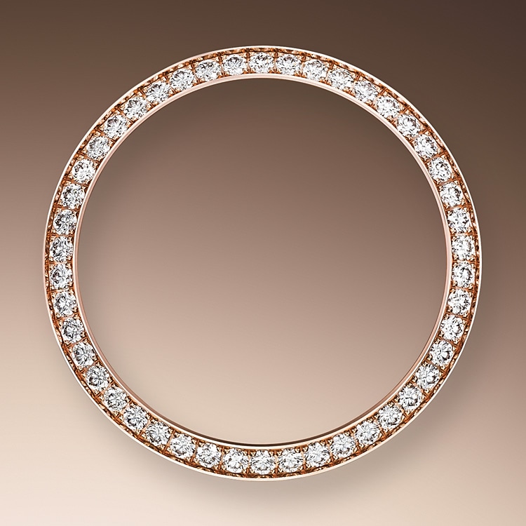Diamantbesetzte Lünette