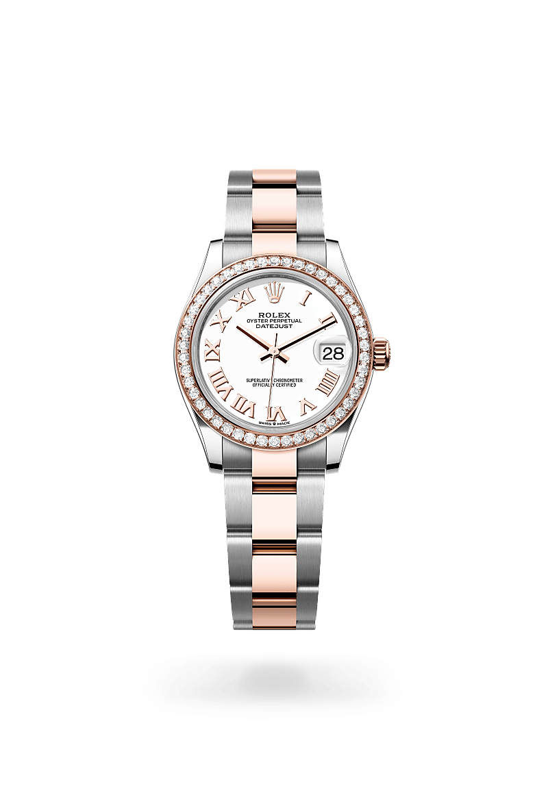 Rolex Datejust 31 Herrenuhr (M278381RBR-0003) Oyster, 31 mm, Edelstahl Oystersteel und Everose-Gold mit Diamanten