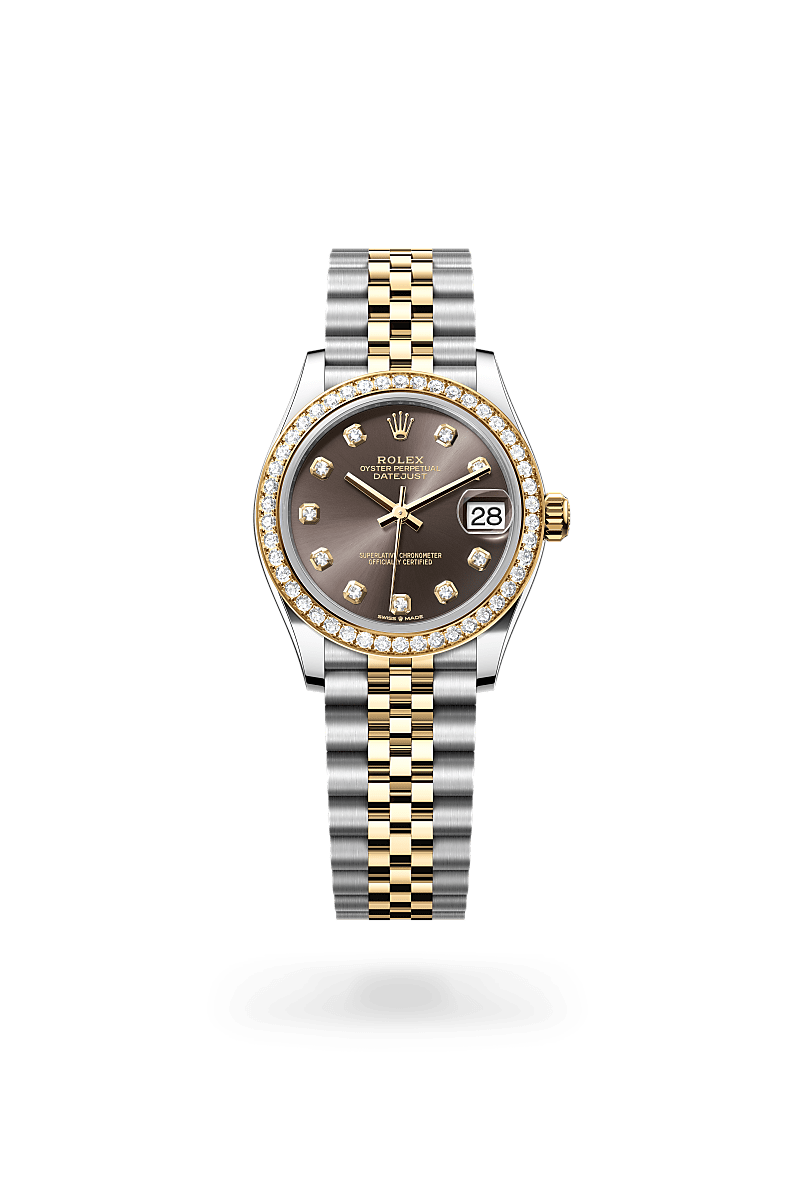 Rolex Datejust 31 Herrenuhr (M278383RBR-0022) Oyster, 31 mm, Edelstahl Oystersteel und Gelbgold mit Diamanten