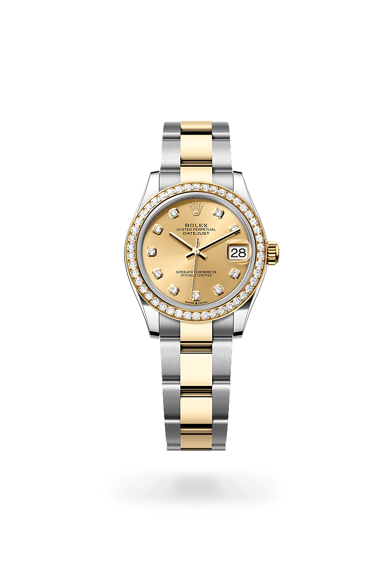 Rolex Datejust 31 Herrenuhr / Damenuhr (M278383RBR-0025) Oyster, 31 mm, Edelstahl Oystersteel und Gelbgold mit Diamanten