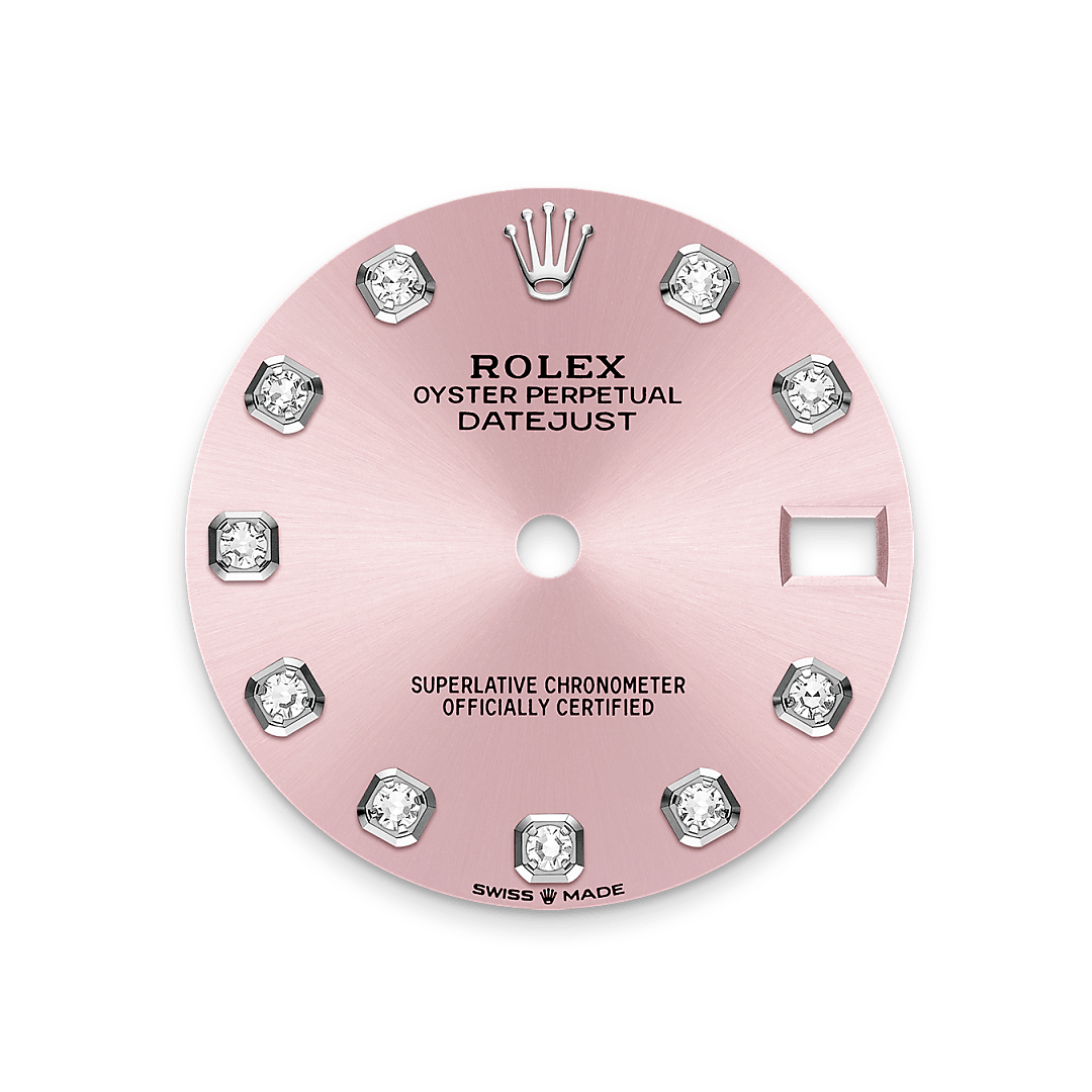 Roséfarbenes Zifferblatt