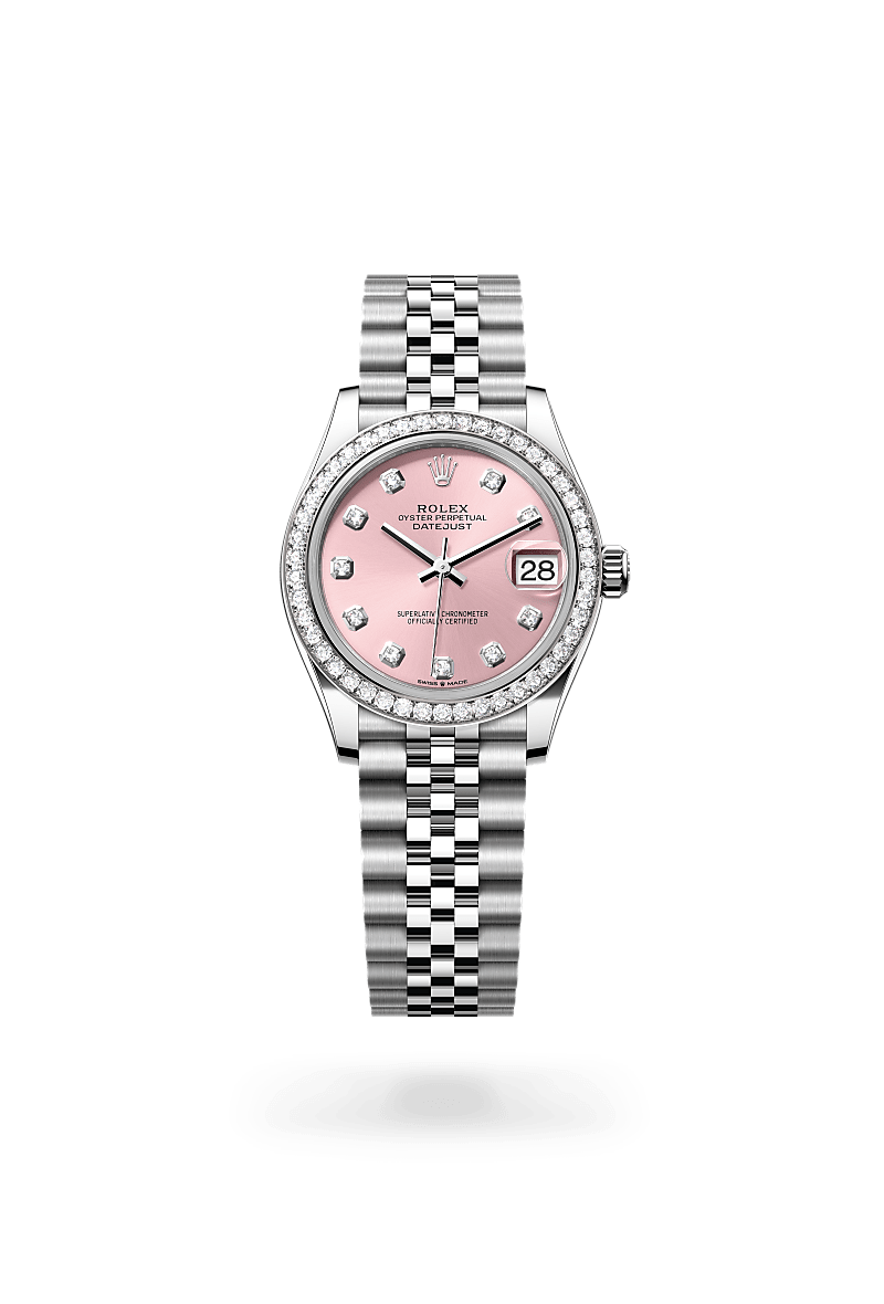 Rolex Datejust 31 Herrenuhr (M278384RBR-0036) Oyster, 31 mm, Edelstahl Oystersteel und Weißgold mit Diamanten