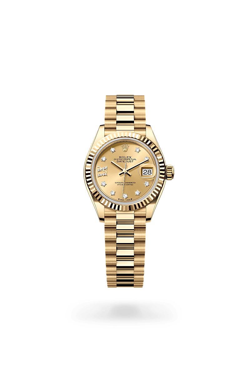 Rolex Lady-Datejust Herrenuhr / Damenuhr (M279178-0013) Oyster, 28 mm, Gelbgold