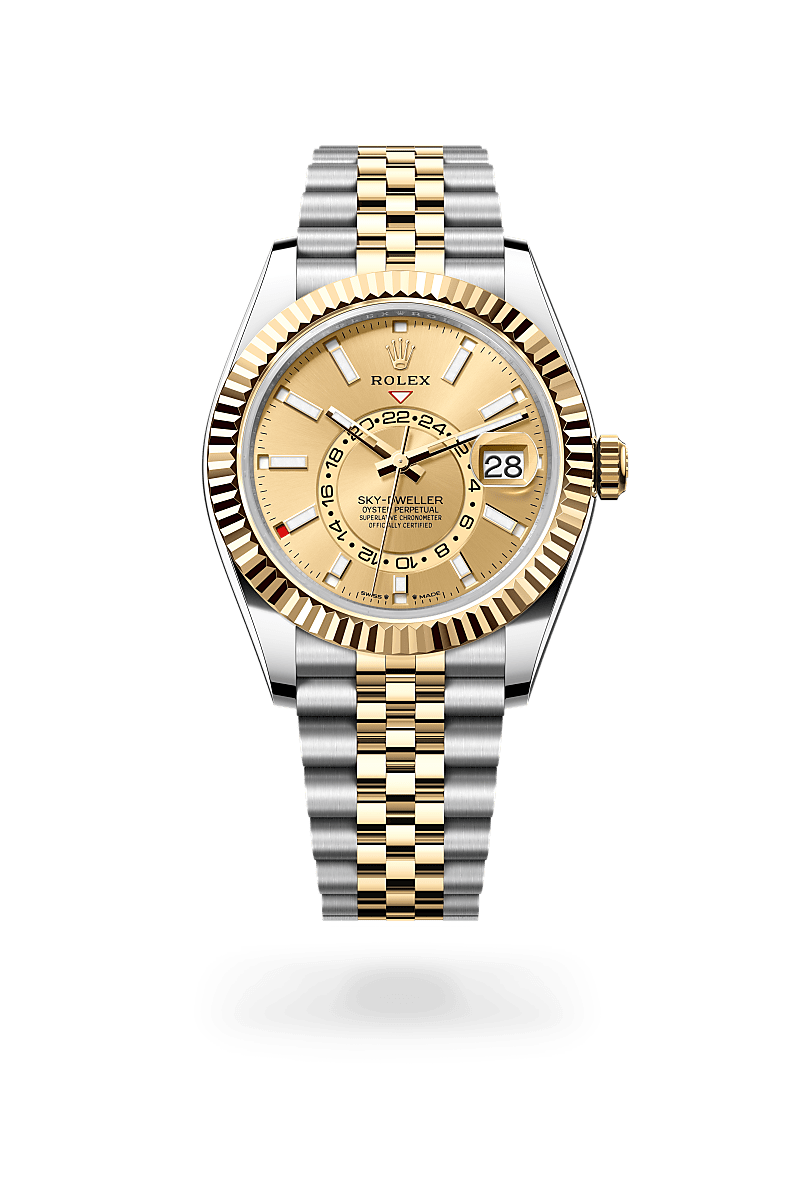 Rolex Sky-Dweller Herrenuhr (M336933-0002) Oyster, 42 mm, Edelstahl Oystersteel und Gelbgold