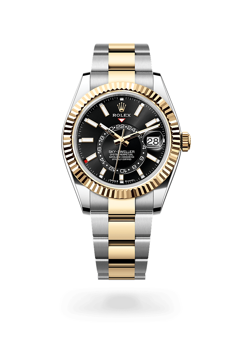 Rolex Sky-Dweller Herrenuhr (M336933-0003) Oyster, 42 mm, Edelstahl Oystersteel und Gelbgold