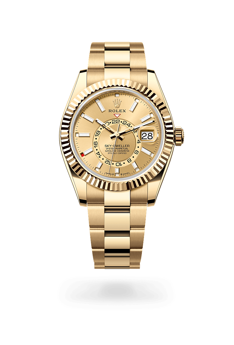Rolex Sky-Dweller M336938-0001 Herrenuhr - Oyster, 42 mm, Gelbgold 