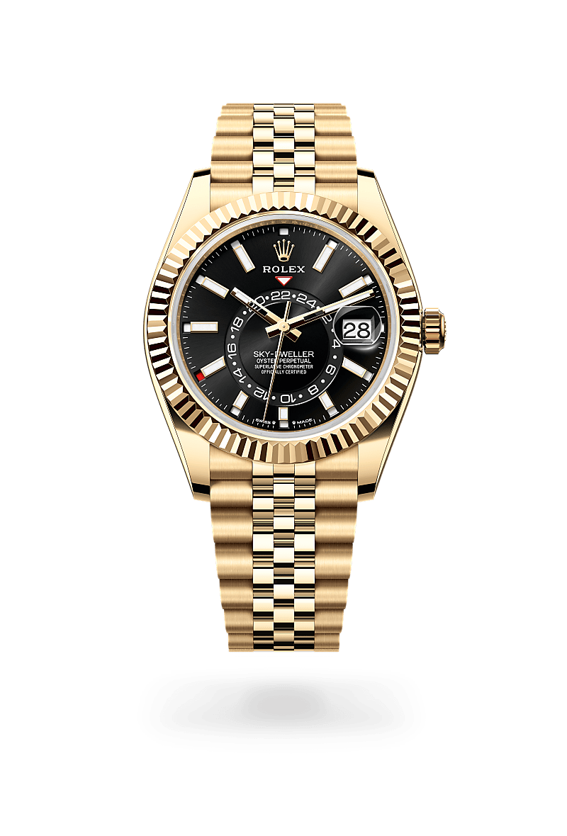Rolex Sky-Dweller Herrenuhr (M336938-0005) Oyster, 42 mm, Gelbgold