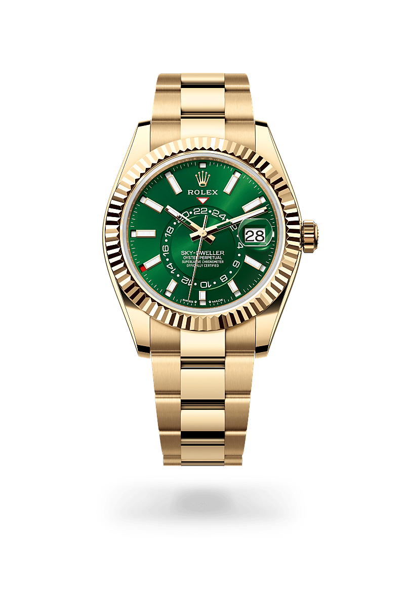 Rolex Sky-Dweller Herrenuhr (M336938-0007) Oyster, 42 mm, Gelbgold